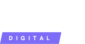 NKM Digital logo, white, transparent background